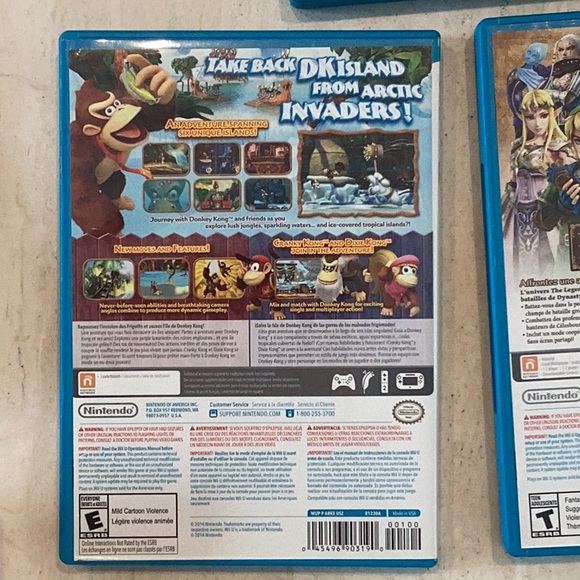 Wii U Games 3 Super Smash Bros Hyrule Warriors Donkey Kong Nintendo Wii U Game - Picture 5 of 7